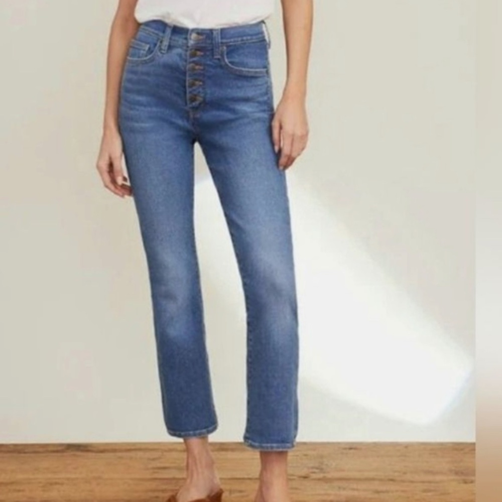 Veronica Beard Carly kick flare in Astra wash, size 4/27